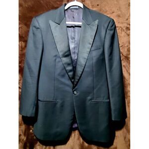 Valentino Uomo Tux Jacket Blazer Black 48L